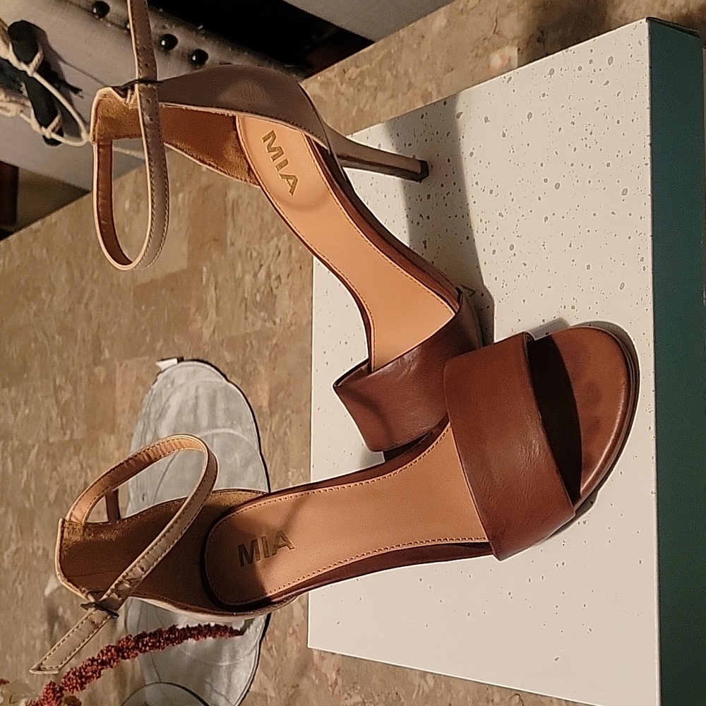 Beautiful open toe pumps worn just a couple of times